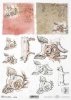 Papel decoupage de Pascua, granja feliz, piggy*Ostern-Decoupagepapier, glücklicher Bauernhof, piggy*Пасхальная бумага в технике декупаж, счастливая ферма, поросенок